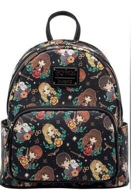 Loungefly Harry Potter Glow In The Dark AOP Mini Backpack New with Tags